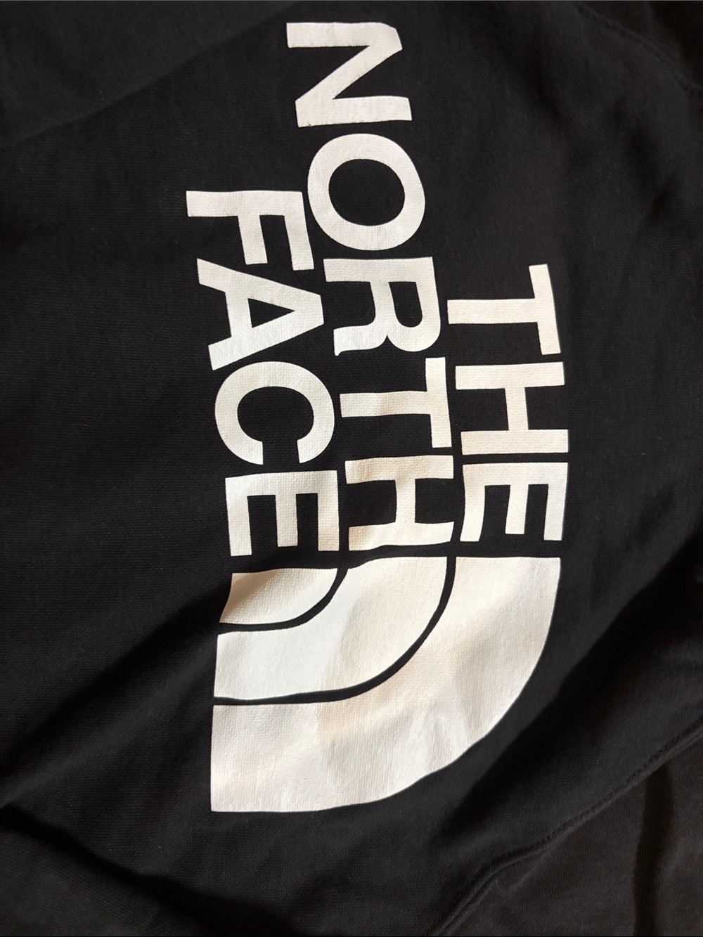 The North Face Black Hoodie with White Logo Graphic - Picture 2 of 5